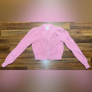 ⚫️Pink cropped sweater